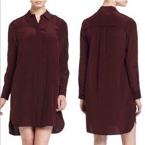 Vince Silk Shirtdress Medium